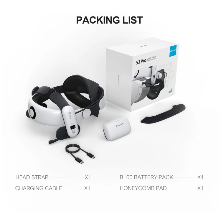 BoboVR S3 Pro with battery